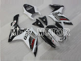 Suzuki GSXR600 GSXR750 2011-2024 Injection ABS Fairing - tyco - Black White - MFS5176